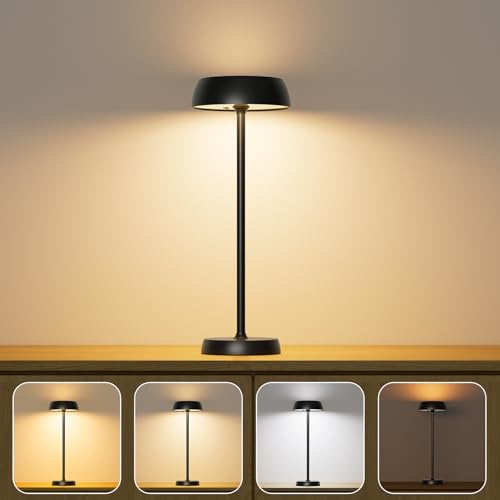 Ylatoial Lampada da Tavolo a LED Wireless con Controllo Touch