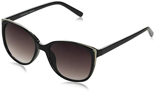 Eyelevel Sarah Sunglasses for Women - Comfortable Fashionable Ladies Sunglasses in Black - With UV400 Protection