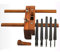 Wood Planer/Rabbet Plane, Hand Planer for Woodworking, DIY Plough Plane with Adjustable Slot Grooving - 5 Blades