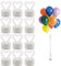 KERANEET 12 Stück Luftballons Gewichte Kunststoff Set 1cm*1.5cm Ballongewicht für Helium Helium Ballongewichte Kegel Magnetisch Ballongewichte für Hochzeit Geburtstagsparty Dekoration