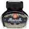 Barock 1910 Anthrazit, Schreibtinte für Füllhalter, Glasfedern, Tintenroller, Füllhaltertinte im Tintenfass, 30 ml, grau