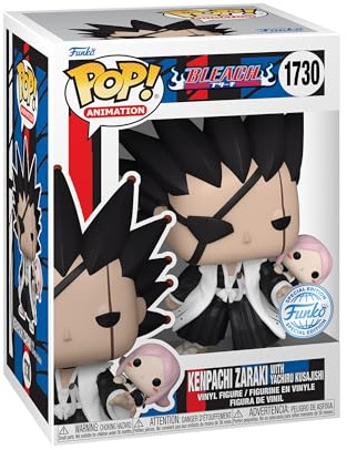 Funko POP! Animation: BLEACH - Kenpachi With Yachiru - Bleach - Amazon Exclusive - Collectable Vinyl Figure - Gift Idea - Official Merchandise - Toys for Kids & Adults - Anime Fans
