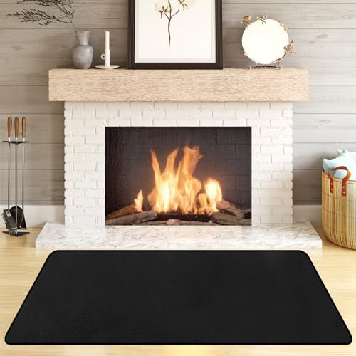 Hearth Rugs - Alfombra ignífuga para Chimenea, Resistente al Fuego, 180 x 90 cm, tapete térmico para Parrillas de Barbacoa al Aire Libre, hogueras, ahumadores, Estufas de leña