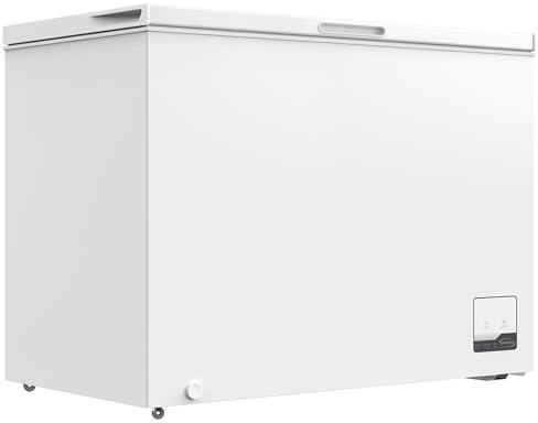 SCHOEPF – GT300SD Gefriertruhe 299 L – Weiß – 83,5 x 112,5 x 61 cm – Energieklasse D – LED-Beleuchtung - Schnellgefrieren – 39 dB – 185 kWh/Jahr – 4-Sterne-Kennzeichnung – Freistehend