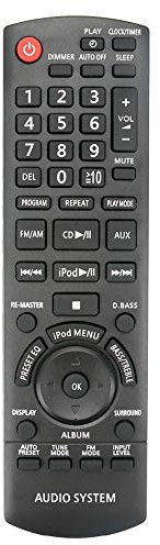 VINABTY N2QAYB000394 Ajuste de Control Remoto para Panasonic SC-HC3 Sistema estéreo Compacto Sahc3 - Sistema estéreo Compacto, SC hc3 - Sistema de Altavoz de Acoplamiento de ultradelgado, SC-hc3
