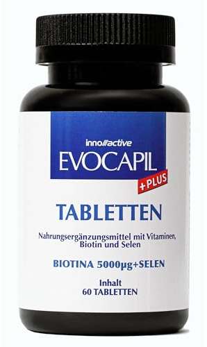 Evocapil Plus Tabletten bei Haarausfall und nach Haartransplantation mit Biotin und Selen (1)