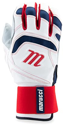 Marucci - 2021 Signature Batting Glove Full WRAP USA (MBGSGN3FW-USA-AM), Standard, Adult Medium