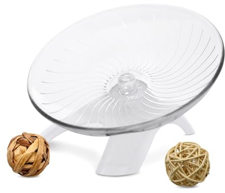 3 Pcs Small Animal Exercise Silent Hamster Wheel Set