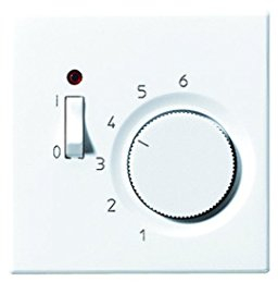 Jung 1fach Komplett Temperaturregler Weiß TRLS231WW