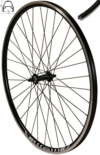 Redondo 28 Zoll Vorderrad Laufrad Fahrrad V-Profil Hohlkammer 28 Felge Schwarz
