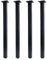 QLLY Metall Möbelfüße Höhenverstellbar, 4er Set, Vierkant Profil 50 x 50 mm, Höhe 75cm, DIY Büro Schwarze Tischbeine (75cm, Schwarz)