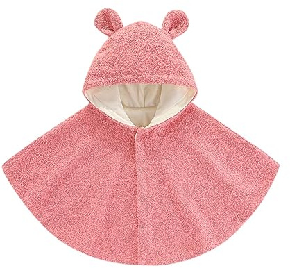 Déguisements d'hiver pour tout-petits, filles et garçons, costumes boutonnés en velours uni avec capuche, cape, poncho, vêtements de déguisement, chemises pour garçons 128 Auto, rouge, 2-4 ans