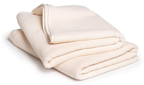 herzbach home - Spa Kollektion - Duschtücher Set 70x140 cm 100% Baumwolle (Creme)