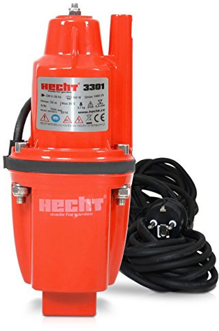 HECHT 3301 Pompe de jardin 1200l/h 300W - Pompe à eau (jardin, orange, 50m, 1200l/h, 300W, 10m)