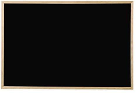 Bi-Office, Blackboard Basic, Kreidetafel mit Kiefer Rahmen, 80x60cm
