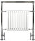 Myhomeware Traditional Heated Towel Rail Radiator - Classic Victorian Design (750mm x 950mm) (Traditional Radiator with Manual Angled Valves)