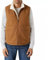 Lee HERREN SHERPA LINED WORKWEAR CANVAS VEST, Tabak, L