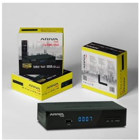 Récepteur TNT HD Ferguson Ariva T40 DVB-T2 HEVC H.265 10 bits, H.264, tuner TNT HD, Full HD, HDMI, péritel, Ethernet LAN, fonction PVR, télécommande 2 en 1, support adaptateur USB WiFi, enregistreur