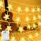 BOLWEO Star Fairy Lights, 3M 20LED String Lights Battery Operated Decorative Lighting for Christmas Wedding Birthday Indoor Outdoor (Warm White)