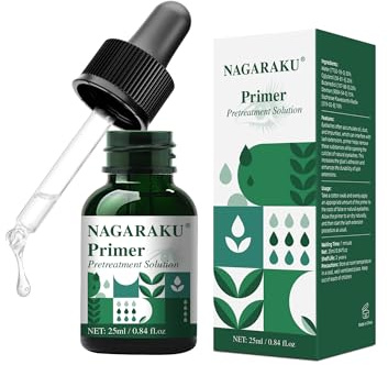 NAGARAKU Primer para Pestañas 25ML Solución Pretratamiento Mejora La Adhesión Del Pegamento Elimina Grasa & Suciedad Que Aumenta La Fuerza Adhesiva Del PH Equilibrado El Para Una Pestañas Duradera