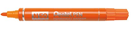 Pentel N50-FE Aluminium Housing Pack of 12 Orange
