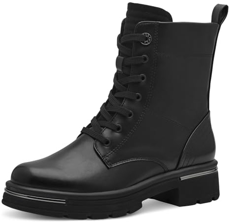 Marco Tozzi Bottines à lacets pour femme 2-25283-43 - Noir - Taille 38 UE, Noir, 38 EU