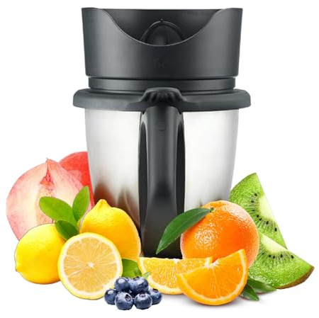 diceevil Saftpresse für Thermomix TM6, TM5 & TM31, Zitruspresse für Große Mengen Obst und Gemüse, Entsafter Zubehör für Säfte, Gelee und Sirup