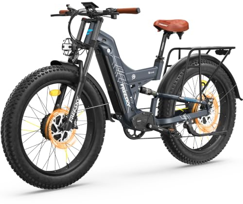 FREESKY Warrior Dual Motor 120 Mile 240NM Electric Mountain Bike for Adults