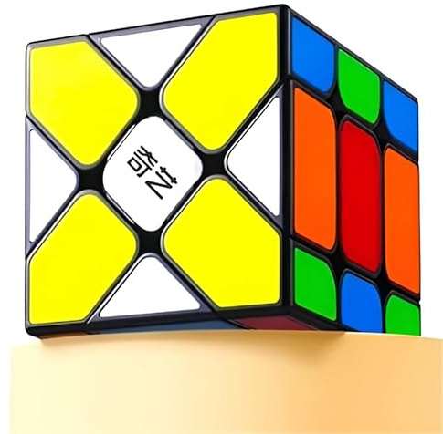 Logica Giochi - Cubo Magico Fisher 3x3 S - Cubo professionale e resistente - Rompicapo per collezionisti - Per speedcubers