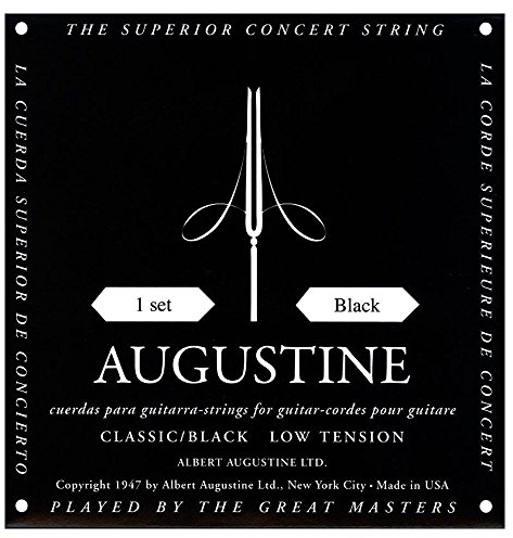 Augustine Black Label Classical Guitar Strings (Complete Set)