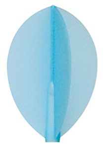 Cosmo Darts Fit Flight 3 Pack Pear Dart Flight (Light Blue)