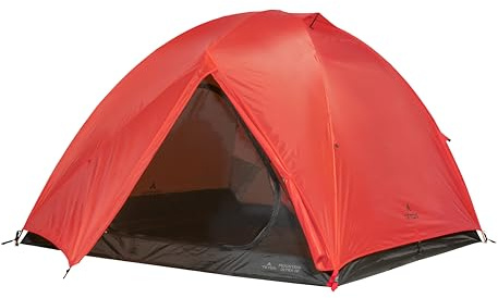 Teton Mountain Ultra Tent; 1 Person Backpacking Dome Tent for Camping