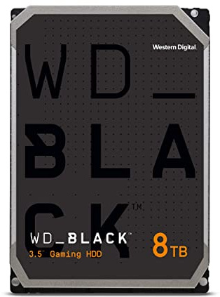 WD_BLACK 8 TB Leistung 3.5 Interne Festplatte – 7.200 RPM Class, SATA 6 Gbit/s, 256 MB Cache
