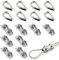 Abrazadera Dúplex, Abrazadera Para Cable De Alambre De Acero Inoxidable 304, 16 Piezas M3 Abrazadera De Cable Dúplex, Dedales De Cable De Acero Inoxidable De 3 Mm, Abrazadera De Cuerda De Alambre