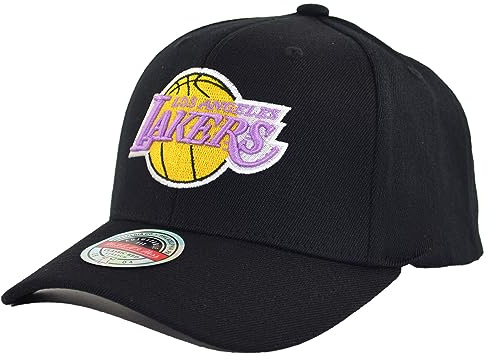 Mitchell & Ness NBA Team Logo Snapback Cap Los Angeles Lakers Black