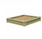 Gartenwelt Riegelsberger Sandkasten Werner 120x120x25 cm Kiefernholz imprägniert Sandkiste für Kinder Buddelkiste Holz TÜV geprüft