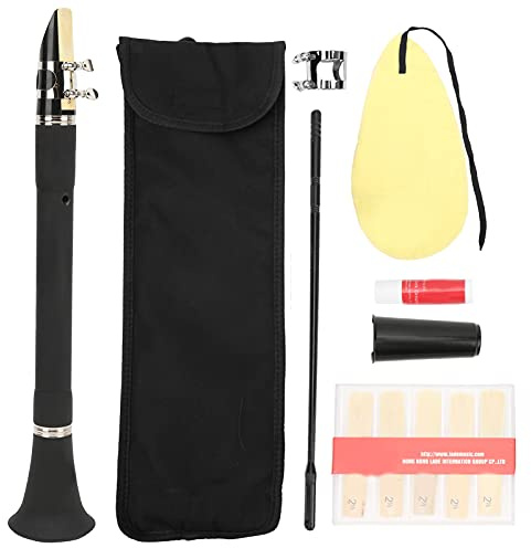 Strumento per Clarinetto Principiante Studente Clarinetto Comandante Kit per Clarinetto Clarinetto Nero con Bocchino