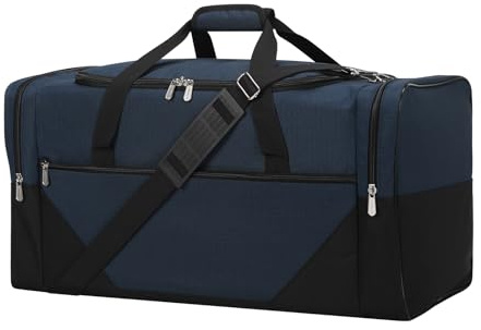 LONALIA 54L Reisetasche Groß Herren - Weekender Travel Bag Sporttasche für Urlaub Reisen Übernachtung Sauna (Marineblau)