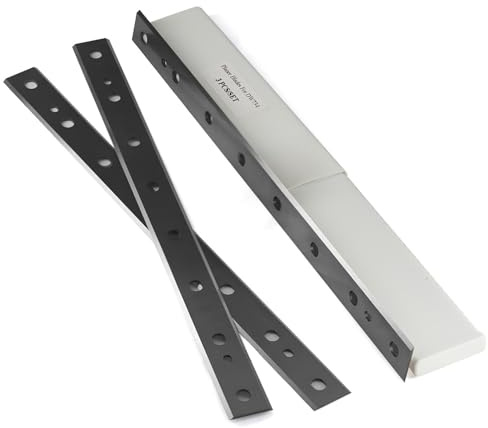 3pcs Wood Planer Blades 12-1/2 Planer Blade Jointer DW7342 DW734 Resharpenable for Woodworking Thicknesser