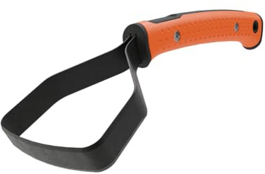 Terradix Handhacke zur Unkraut Bekämpfung, ergonomischer Griff, 9cm breit, gehärtete Stahlklinge, beidseitig geschliffen, Profiqualität