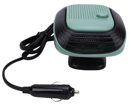Sxhlseller Quick Heating Space Heater 120W Uses Double Adjustable Design Underneath (Dark Green)