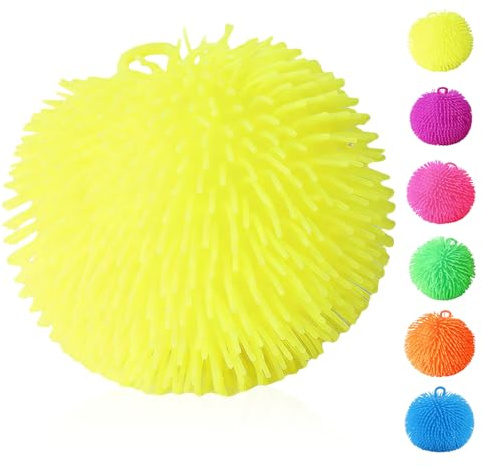 Jiggly Balls | Sfere sensoriali antistress morbide per bambini e adulti | Palla elastica con spuntoni e tentacoli adattabile, divertente e colorata, perfetta per giochi, premi scolastici