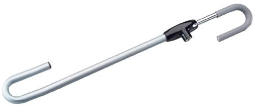 Master Lock 256EURDAT Bloqueo Volante Coche y Pedal Ajustable, Universal Barra Antirrobo, Candado para Volante y Pedal, 76.2 cm