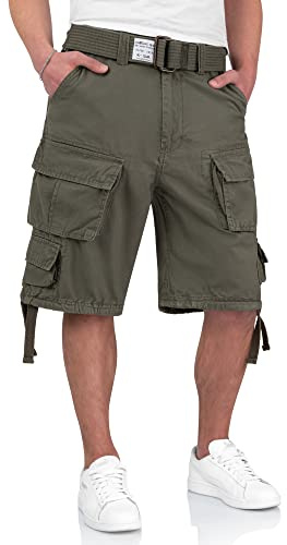 Surplus Raw Vintage Division Herr Cargo Shorts, Oliv, XXL