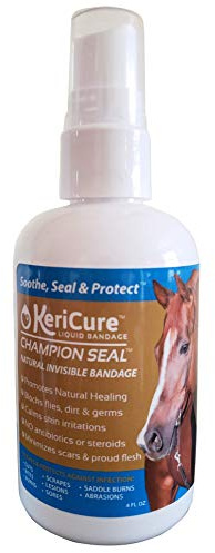 KeriCure 8 oz Champion Seal Spray On Liquid Bandage for Horses/Large Animals