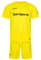 JELEX Team 22 Fußball Trikot Set 2-teilig mit Trikot und Shorts in verschiedenen Farben, atmungsaktiv, flache Nähte, elastisch, für Teamsport und Einzeltraining (Gelb)