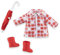 Regenoutfit Set, 4 Teile Outfitset, Schirm kann geöffnet Werden, für alle 36cm MaCorolle Ankleidepuppen, ab 3 Jahren