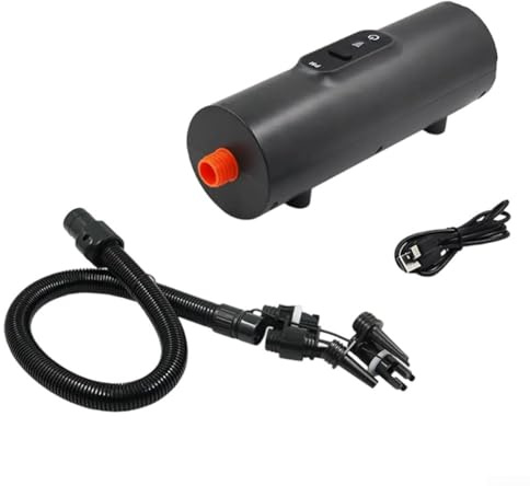 Bomba de aire de alta presión al aire libre, tienda inflable recargable y bomba del toldo, bomba eléctrica del poder de 12V DC con la boca de aire 6