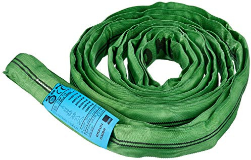 Braun 20061RS - Cinghia circolare 2000 kg, portata 6 m, infinita con anima in poliestere, colore: Verde