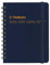 Rollbahn Notizbuch im Taschenformat (Hergestellt in Japan), 112 x 138 mm, dunkelblau